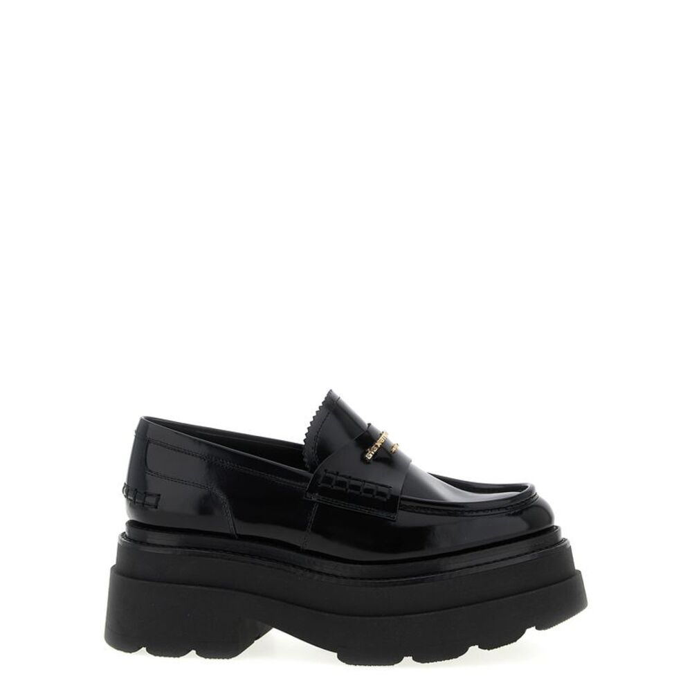 Alexander Wang Black Cowhide Platform Women's Loafers